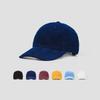 [Stock Listo] Gorra de Béisbol de Pana de Punto Grueso con Parte Superior Dura y Logotipo Personalizado, Ajustable, para Viaje y Deportes, Venta al por Mayor