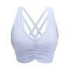 Liquidación Venta Cruzada Doble Cara Cepillado Plegado Espalda Cruzada Push-Up Adelgazante Sujetador de Yoga Ropa Interior Deportiva Fitness para Mujeres
