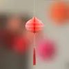 Diseño de habitación de boda, linterna de papel con borla, abanico de papel con colgante para hombres y mujeres, decoración de cortina de flor para dormitorio de boda, sala de estar