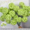 Verdor para Bodas Hierba Barba de Dragón Verdadero Hierba Espárrago Bosque Blanco Verde Estilo Decoración Fondo Colgante Arreglo Floral Decoración de Carretera Flores Artificiales