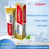 Crogate Versión Completa en Inglés Pasta de Dientes para Eliminación de Manchas, Anti-Caries, Protección de Encías Limón, Fortalecimiento Dental, Aliento Fresco, Venta al por Mayor Transfronteriza, Blanqueamiento