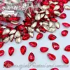 Joias para Nail Art Gota d'Água 7*10mm Base Pontiaguda Diamante Super Brilhante Acessórios de Diamante para Nail Art Decoração DIY Unha Usável Atacado