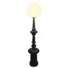 Lámpara de Pie Columna Romana Decoración Lateral de Sofá para Sala de Estar Dormitorio Diseñador Vintage Artística Mesa Vertical Antigua Media
