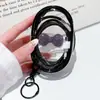 Nueva Bolsa de Almacenamiento Ovalada Transparente de PVC Portátil para Cables de Datos, Bolsa de Almacenamiento y Caja de Almacenamiento Impermeables y Convenientes para Viaje