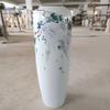 Florero de Piso Estilo Europeo Florero Grande Sala de Estar Hogar Arreglo Floral Moderno Simple Alto Grande Cerámica Arreglo Floral Adornos Decorativos