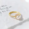 Anel Nalan S925 Prata Esterlina Retrô Francês Pérola e Diamante Incrustados Luxo Leve de Alta Qualidade Temperamento Suave Combinando R03977