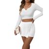 Primavera/Verano 2025 Amazon Moda Europea y Americana para Mujer Faldas Casuales Transfronterizas, Pantalones, Shorts Deportivos, Leggings de Color Sólido, Marca Sencilla y Moderna