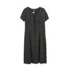 Inno Tamanho Grande Feminino Verão Francês Decote V Saia de Bolinhas Vestido Feminino Novo Que Cobre a Carne Fresca 271519
