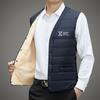 Chaleco Engrosado con Forro Polar de Otoño e Invierno para Hombre, Chaleco Cálido para Hombre de Mediana Edad y Adultos Mayores, Lana de Cordero de Talla Grande, Chaleco para Papá