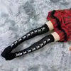 Meias Halloween Novas Meias JK Meias Manchas de Sangue Ossos Festival dos Fantasmas Acima do Joelho Meias Cos Diabinha