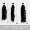 Venta al por mayor transfronteriza de pelucas de fibra sintética de moda europeas, americanas y africanas Belessa 6 Piezas 240g Fibra Suave de Alta Temperatura Productos de Venta Caliente