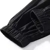 Pantalones casuales para hombre 2026 verano estilo fino juvenil holgados tipo harén con cintura elástica y tobillos fruncidos, pantalones de trabajo cropped