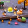 Muñeco de Conejo Bendición Chang'E Lindo Festival de Medio Otoño Decoración DIY Accesorio para Colgar Paisaje en Miniatura Adorno Pequeño de Medio Otoño