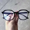 Formato Côncavo Estilo K Óculos de Sol Marrons da Moda Street Style para Mulheres Versátil Mostra o Rosto Pequeno Óculos de Sol Cor Chá Preto Quadrado