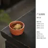 Mascota de té de arcilla púrpura: tigre acostado, exquisito y lindo, cerdito de baño creativo, hecho a mano, adecuado para colección de té, decoración de mesa de té, adorno de sala de té