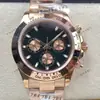 Reloj para Hombre Rolex Daytona Serie 40mm Multifuncional Cronógrafo Incrustado de Diamantes Mecánico Totalmente Automático Aliexpress