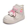 Botas de Neve Kuromi para Meninas 2025 Novo Inverno Infantil Sapatos de Algodão Quentes Meninas Botas de Algodão com Pelúcia Plus Nordeste