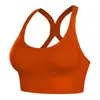 Sujetador Deportivo de Mujer sin Costuras con Diseño de Espalda Cruzada Ajustable, Cómodo, Transpirable y Soporte a Prueba de Impactos, Adecuado para Yoga y Ejercicio
