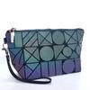Bolsa de Mano Arcoíris Japonesa Geométrico Irregular Bolsa de Cosméticos Colorida Luminosa Bolsa de Cosméticos