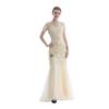 Vestido Amazônico Bordado à Mão com Contas e Lantejoulas Novo para Exportação Anos 1920 Vestido de Banquete Europeu e Americano Lote