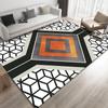 Alfombra nórdica abstracta transfronteriza para sala de estar, mesa de centro, dormitorio, alfombra geométrica completa, balcón, área de ocio, alfombra al por mayor