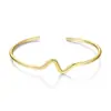 2024 Nuevo Pulsera de Apertura de Onda de Viento Europea y Americana Transfronteriza de Amazon Fiesta Fiesta Joyería de Moda Regalo de Vacaciones