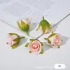 Nuevo Producto Rocío Artificial Cabeza de Flor de Capullo Pequeño Flor de Rocío Artificial DIY Material de Flor Artificial para Arreglo de Boda