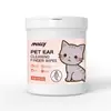 Lenços Umedecidos para Pets Pacote com 80 Unidades Grande para Gatos e Cachorros, Lenços Sem Enxágue para Limpeza de Manchas de Lágrimas nos Olhos e Desodorização