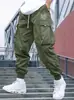 Amazon Wish Pantalones Cargo Deportivos de Exterior de Primavera y Otoño para Hombre con Bolsillos y Puños, Dropshipping Disponible