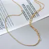 Collar de Cadena de Garras Asimétricas Más Vendido Transfronterizo, Temperamento Sencillo, Cadena para Clavícula de Nicho, Accesorio de Moda
