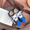 Bailarinas casuales de bloques de color retro para mujer, nueva colección otoño 2026, piel suave, versátiles, de suela plana, zapatillas casuales para mujer