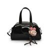 Primavera Nova Coreia do Sul Casual Nicho Portátil Bolsa Boston Simples Combina com Tudo Couro Encerado de Alta Qualidade Bolsa Transversal
