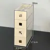 Novo Rack de Armazenamento de Joias de Plástico Transparente para Desktop Caixa para Colar e Pulseira Rack de Joias à Prova de Poeira Caixa de Armazenamento para Brincos