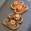 Almacén de Yiwu - Sandalias de Verano Capibara para Niños y Niñas, Zapatos Antideslizantes para Interiores y Baño para Niños Mayores, Suaves