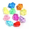 Acessórios de Cubos de Gelo de Simulação em Acrílico Sete Cores Doces Pedras de Cristal Transparentes Irregulares Não Porosas Acessórios para Joias DIY