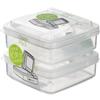 Caja de Almacenamiento de Rebanadas de Queso Importado de Japón Refrigerador Frutero Tapa Abatible Bloque de Mantequilla Caja de Embalaje para Chocolate