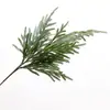 Agujas de Pino Simuladas, Ramas de Pino, Hojas de Ciprés, Ramas de Pino de Coral, Hojas Artificiales, Hojas de Árbol de Navidad, Accesorios de Hojas de Plástico Individuales