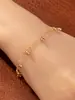 Tobillera de Campanilla para Mujer, Estilo Sexy y Único, Popular entre Amigas e Influencers, Pulsera de Tobillo Versátil Dorada, Dulce Estilo Ins