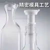 Botella de plástico PET botella transparente vacía botella para bebidas restaurante leche jugo de frutas y verduras botella para té de leche con tapa botella dispensadora