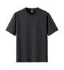 Camiseta de Algodão Leve de Luxo com Sensação de Gelo 220g Manga Curta 8 Cores Lançamento Verão 2026 Casual Versátil Unissex Pode Imprimir Texto