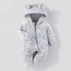 Ropa para Recién Nacidos Transfronteriza, Monos para Bebé, Conjuntos Forrados de Felpa para Primavera y Otoño, Ropa para Exteriores, Monos con Pies para Otoño e Invierno de Bebé, Trajes para Gatear