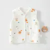 Chaleco Caliente de Tres Capas para Bebé Otoño/Invierno Chaleco Cómodo Primavera/Otoño Top sin Mangas para Bebé Ropa Infantil Anyang Ropa Interior Infantil y para Niños Pequeños