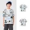Ropa Infantil Balabala Camiseta de Manga Corta para Niños Top de Nuevo Estilo Verano 2025 Niños Grandes Casual Versátil