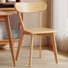 Cadeira de jantar em madeira maciça, mesa e cadeiras de jantar de estilo moderno simples, cadeira de madeira maciça, banquinho simples para casa, cadeira de jantar com encosto, Louis