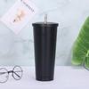Comercio exterior transfronterizo, taza para sorber de acero inoxidable 304, taza con aislamiento al vacío, taza de agua para automóvil de 750 ml, taza de café con tapa con borde dorado