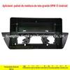 Adequado para Bmw X1 E83 Moldura de Navegação de Controle Central Painel de Modificação Android Tela Grande Moldura Versátil