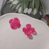 Zhen Tu Otoño/Invierno Nuevo Acrílico Degradado Flor de Cuatro Pétalos Pétalo Accesorios DIY Hecho a Mano Estilo Antiguo Hanfu Pasador de Pelo
