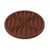 Posavasos de silicona transfronterizo redondo 10cm antideslizante onda creativo taza de agua almohadilla aislante drenante simple tapete para taza de café té