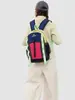 Mochila Nueva de Gran Capacidad con Bloques de Color, Mochila de Marca Moderna Personalizada para Viajes Diarios, Bolsa Ligera para Computadora de Ciclismo Deportivo, Mochila Escolar para Mujeres