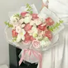 Xue Nai Papel Amassado Fofo Enrolado à Mão Embalagem de Flores à Prova d'Água Materiais para Embalagem de Buquê Feito à Mão Florista Arte Floral